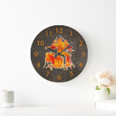 Rock Music Wall Decor Clocks Grote Klok (Huis)