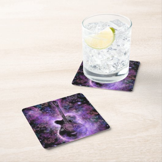 Rock muziek gitaar papier Onderzetter (Insitu)