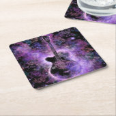 Rock muziek gitaar papier Onderzetter (Schuin)