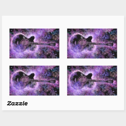 Rock muziek gitaar Sticker (Vel)