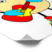 Rock muzikant Egghead Poster (Hoek)