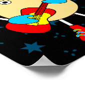 Rock muzikant Egghead Poster (Hoek)