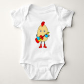 Rock muzikant Egghead Romper (Voorkant)