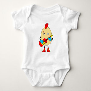 Rock muzikant Egghead Romper