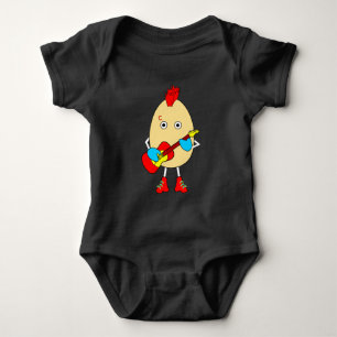 Rock muzikant Egghead Romper