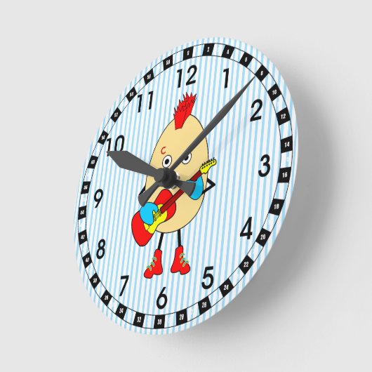 Rock muzikant Egghead Ronde Klok (Hoek)