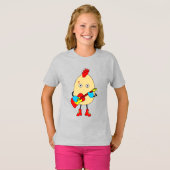 Rock muzikant Egghead T-shirt (Voorkant volledig)