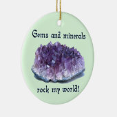 Rock My World Keramisch Ornament (Rechts)