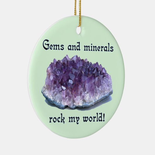 Rock My World Keramisch Ornament (Rechts)
