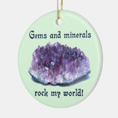 Rock My World Keramisch Ornament (Links)