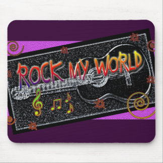 Rock my world mousepad muismat