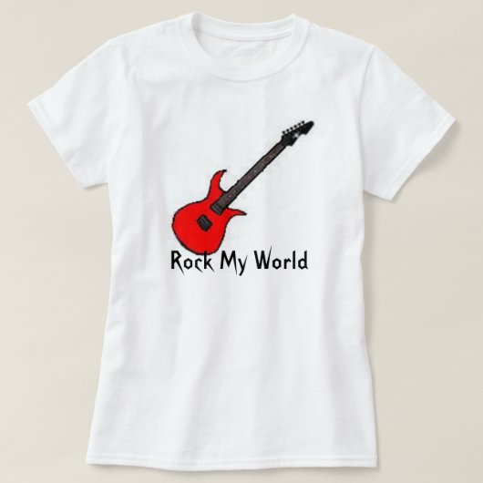 Rock My World T-shirt (Design voorkant)