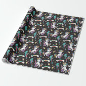 Rock N Eenhoorns Cadeaupapier (Uitgerold)