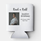 Rock n Roll 20e verjaardag meisje foto elegante mo Blikjeskoeler