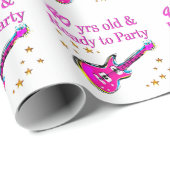 ROCK N ROLL 40TH CADEAUPAPIER (Rol Hoek)