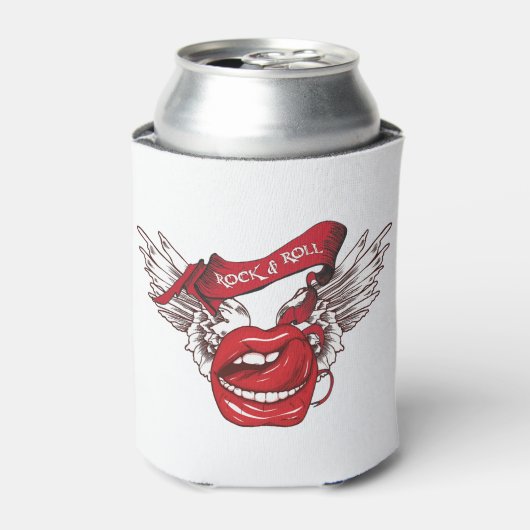 Rock n Roll Angel Lips Blikjeskoeler (Blikje Voorkant)