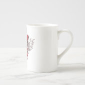 Rock n Roll Angel Lips Porselein Kop (Rechts)