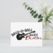 Rock-n-Roll Baby Brother Briefkaart (Staand voorkant)