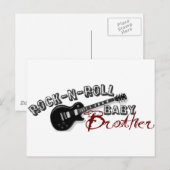 Rock-n-Roll Baby Brother Briefkaart (Voorkant / Achterkant)