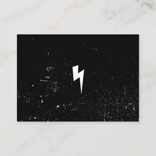 Rock N Roll Baby shower Book Request Informatiekaartje (Achterkant)