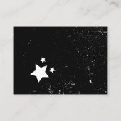 Rock N Roll Baby shower Diaper Raffle Informatiekaartje (Achterkant)