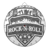 rock-n-roll band dartbord (Voorkant)