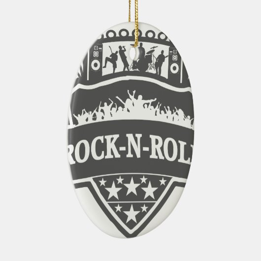 rock-n-roll band keramisch ornament (Rechts)