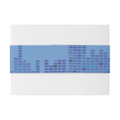 Rock n Roll Bar Bat Mitzvah Invitation Uitnodigingen Wikkel (Achterkant Voorbeeld)