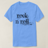 rock-'n-roll biologisch t-shirt (Design voorkant)