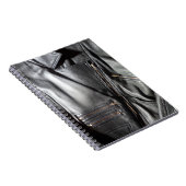 Rock n Roll Black Leather Jacket Photo Print Notitieboek (Rechterzijde)
