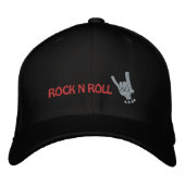 ROCK N ROLL Borduurd Pet (Voorkant)
