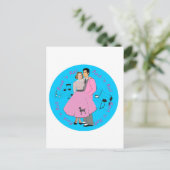 Rock ' n Roll Briefkaart (Staand voorkant)