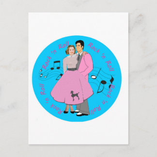 Rock ' n Roll Briefkaart