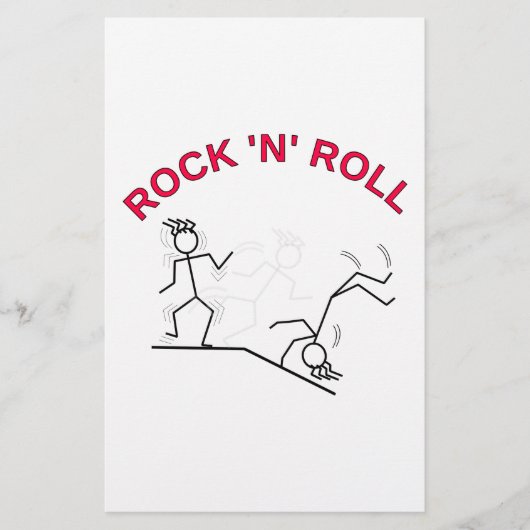 Rock 'N' Roll Briefpapier (Voorkant)