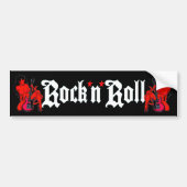 Rock N Roll Bumpersticker (Voorkant)