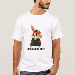Rock ’n’ Roll Bunny – Schattig maar Wilde T-Shirt