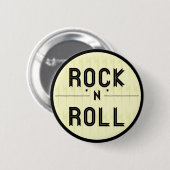 Rock n Roll Button (Voorkant /achterkant)