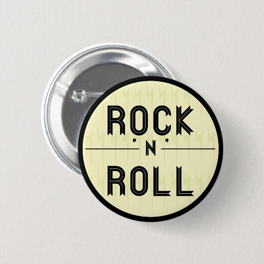 Rock n Roll Button (Voorkant /achterkant)