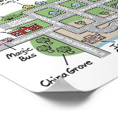 rock n roll - buurt poster (Hoek)