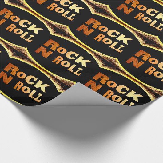 Rock N Roll Cadeaupapier (Hoek)