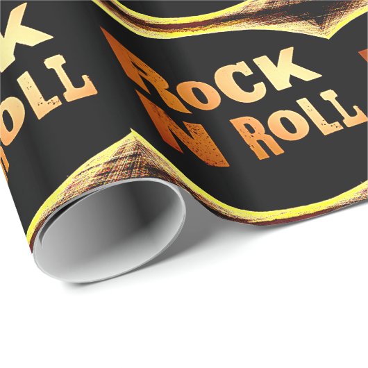 Rock N Roll Cadeaupapier (Rol Hoek)