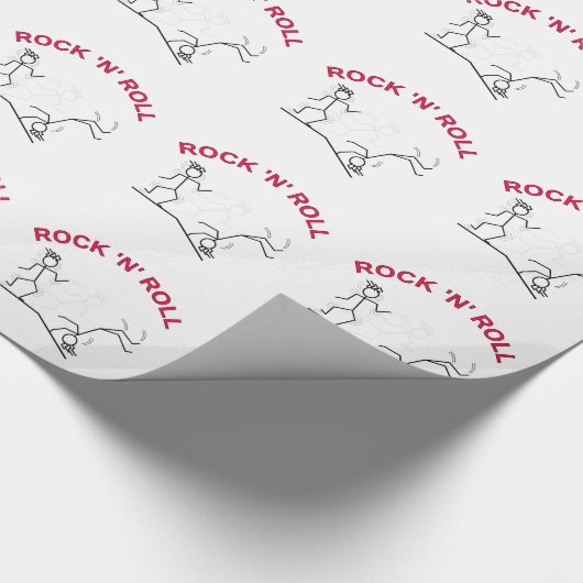 Rock 'N' Roll Cadeaupapier (Hoek)