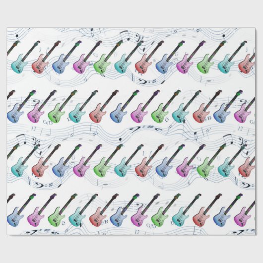 Rock N Roll Cadeaupapier (Vlak)