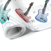 Rock N Roll Cadeaupapier (Rol Hoek)