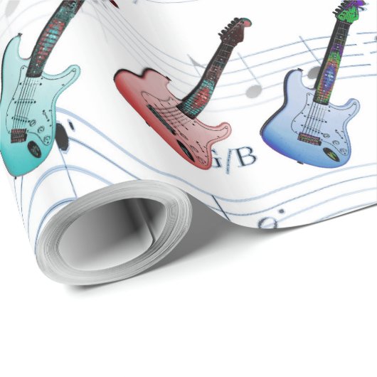 Rock N Roll Cadeaupapier (Rol Hoek)