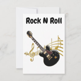 Rock N Roll Card Bedankkaart