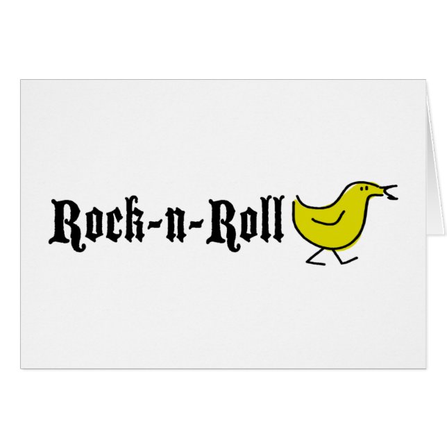 Rock-N-Roll Chick (Voorkant Horizontaal)