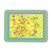 ROCK N ROLL CHICK, EASTER SPRING MOSH PIT MAGNET MAGNEET (Horizontaal)