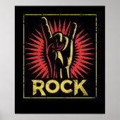  Rock n Roll - Concert Band Retro Poster (Voorkant)