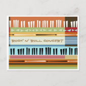 Rock' N' Roll Concert Briefkaart (Voorkant)